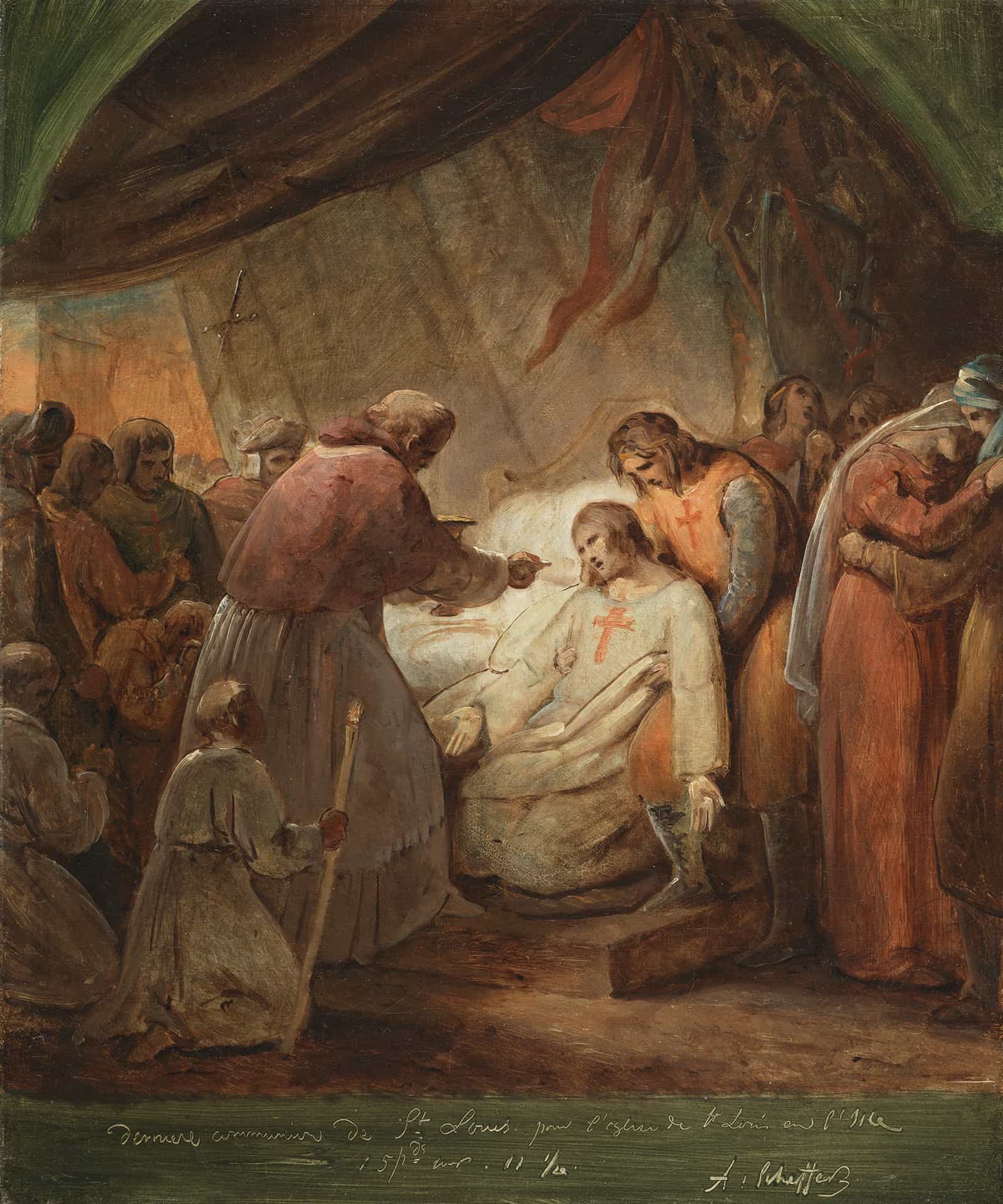 The Last Communion Of Saint Louis by Ary Scheffer