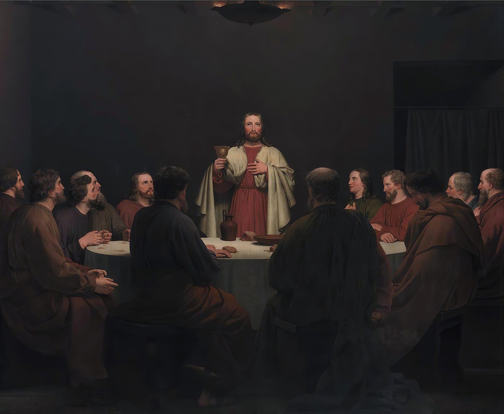 The Last Supper by Christoffer Wilhelm Eckersberg