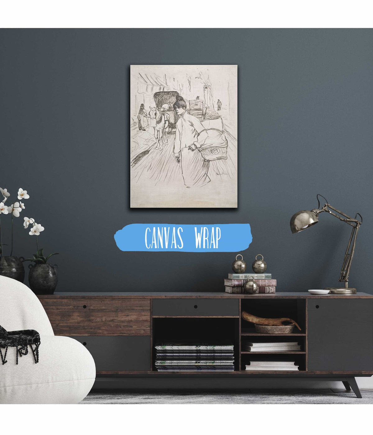 The Laundress by Henri De Toulouse Lautrec