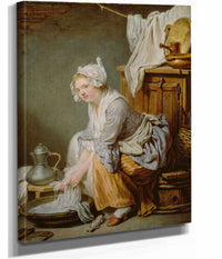 The Laundress La Blanchisseuse by Jean Baptiste Greuze