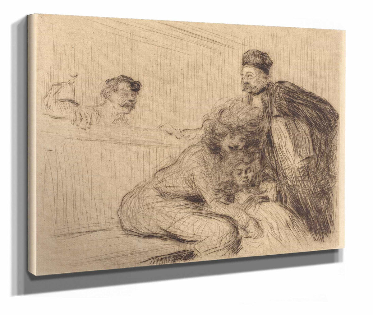 The Lawyer Talking To The Prisoner First Plate by Jean Louis Forain