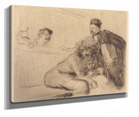 The Lawyer Talking To The Prisoner First Plate by Jean Louis Forain