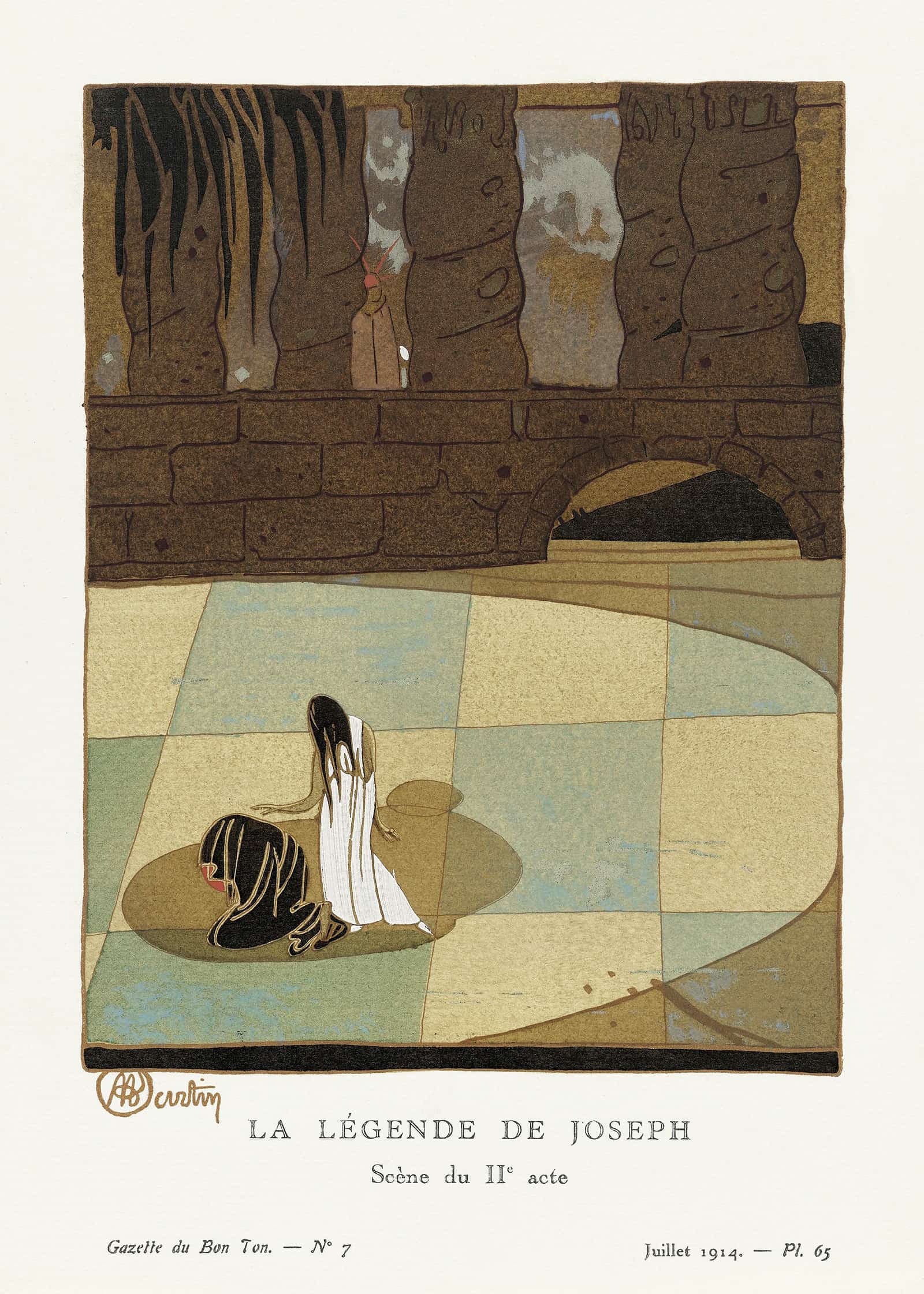 The Legend Of Joseph Scene From Act Ii by Charles Martin