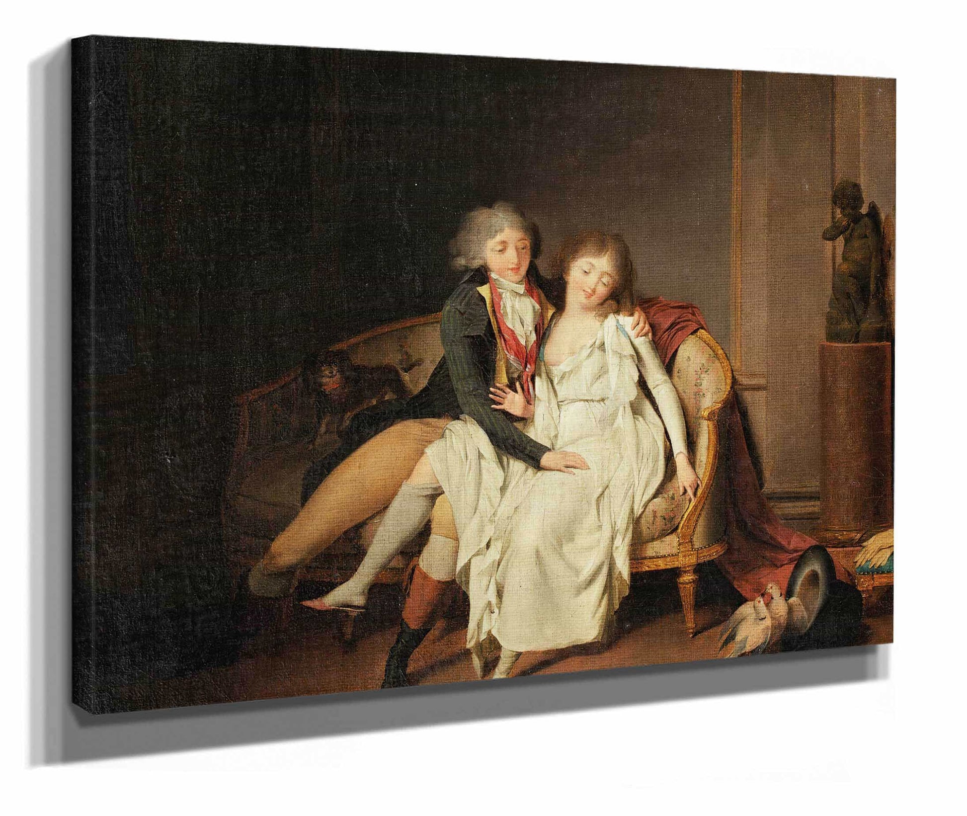 The Lesson Of Conjugal Union by Louis Leopold Boilly
