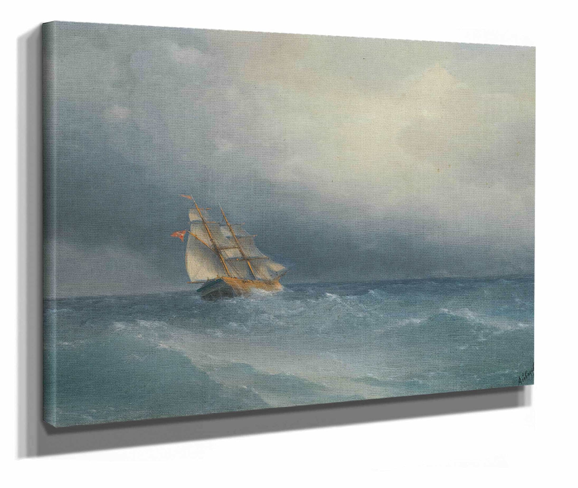 The Lifting Storm by Ivan Konstantinovich Aivazovsky