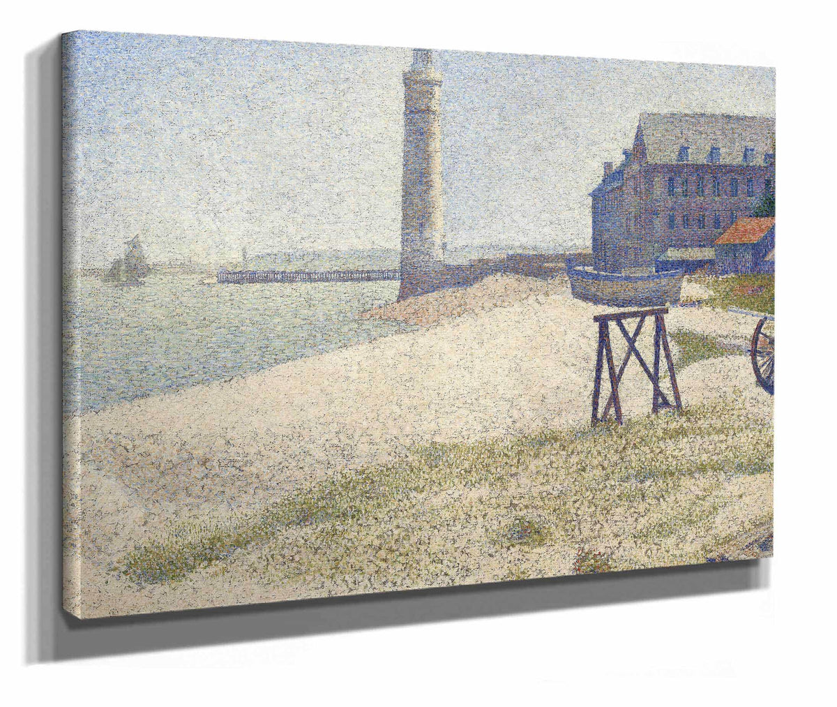 The Lighthouse At Honfleur by Georges Seurat