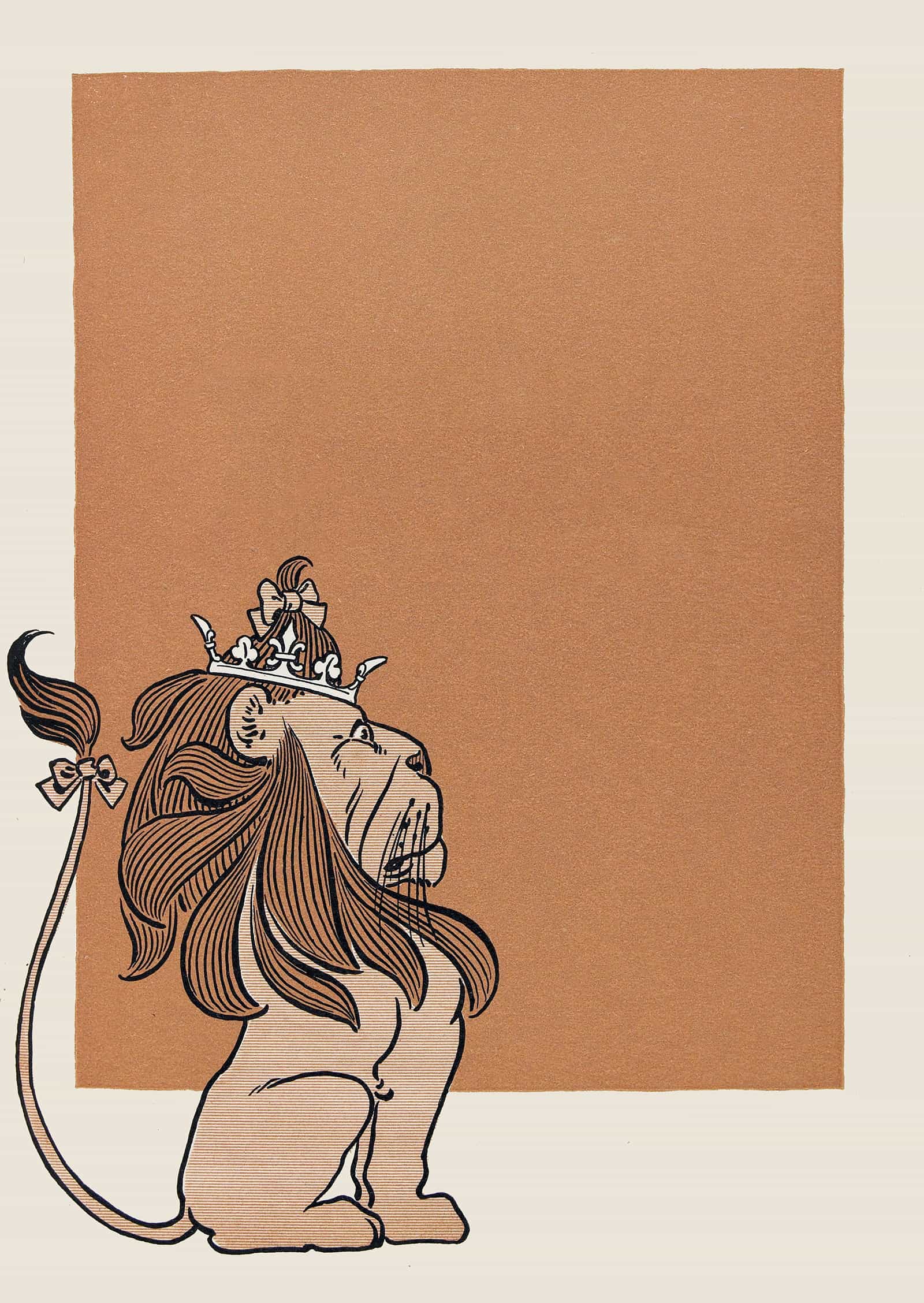 The Lion Becomes The King Of Beasts by William Wallace Denslow