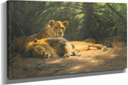 The Lions Den by Wilhelm Kuhnert