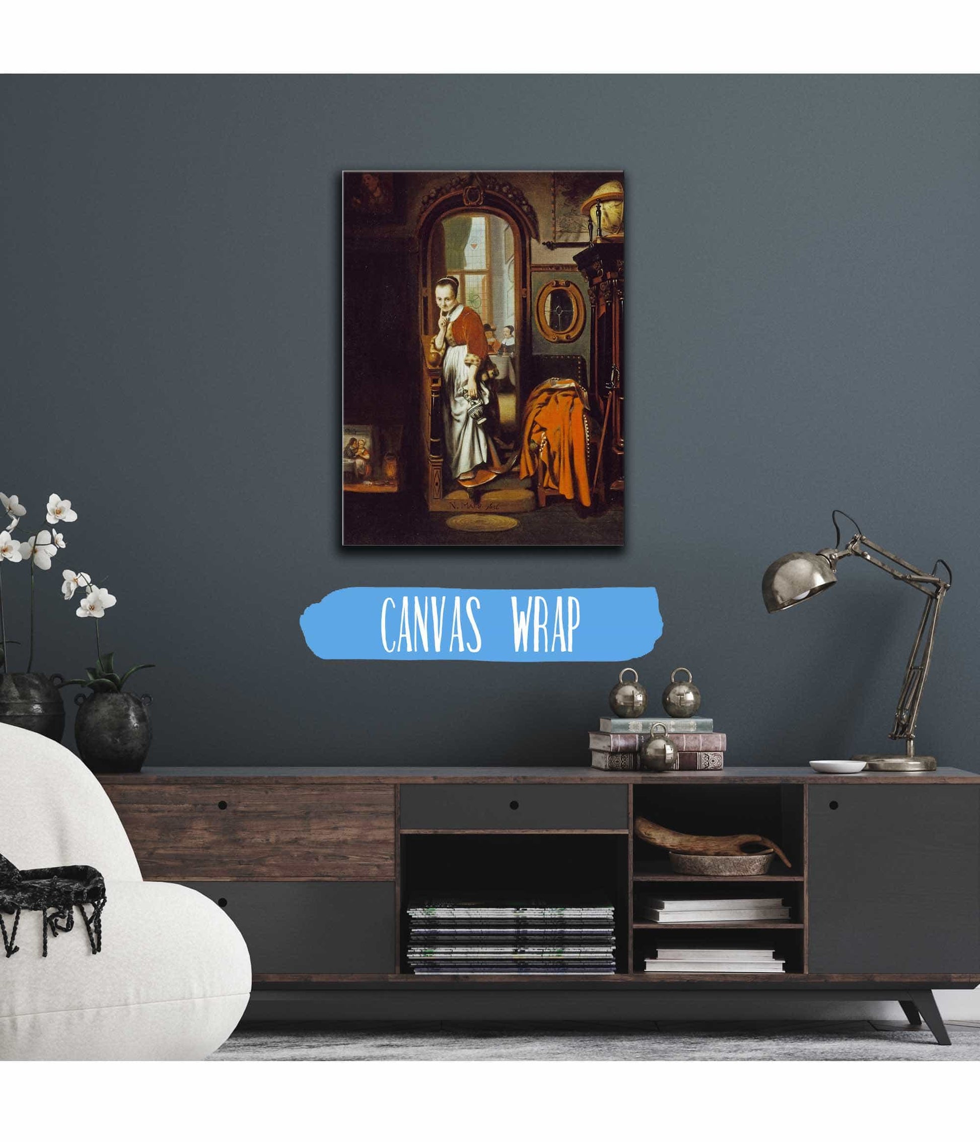 The Listening Housewife The Eavesdropper by Nicolaes Maes