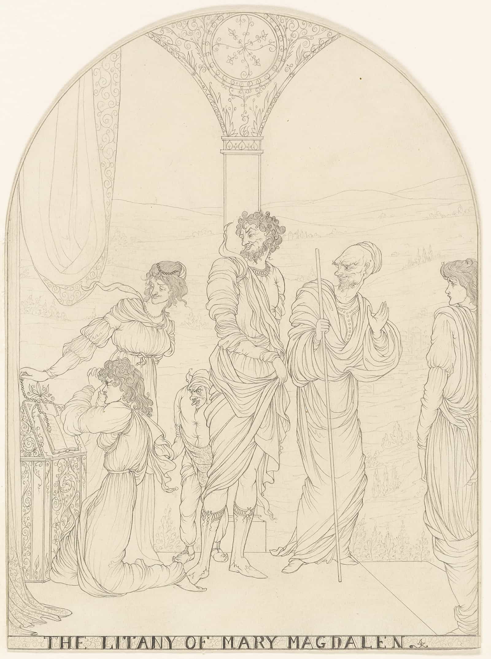The Litany Of Mary Magdalen by Aubrey Vincent Beardsley