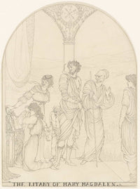 The Litany Of Mary Magdalen by Aubrey Vincent Beardsley