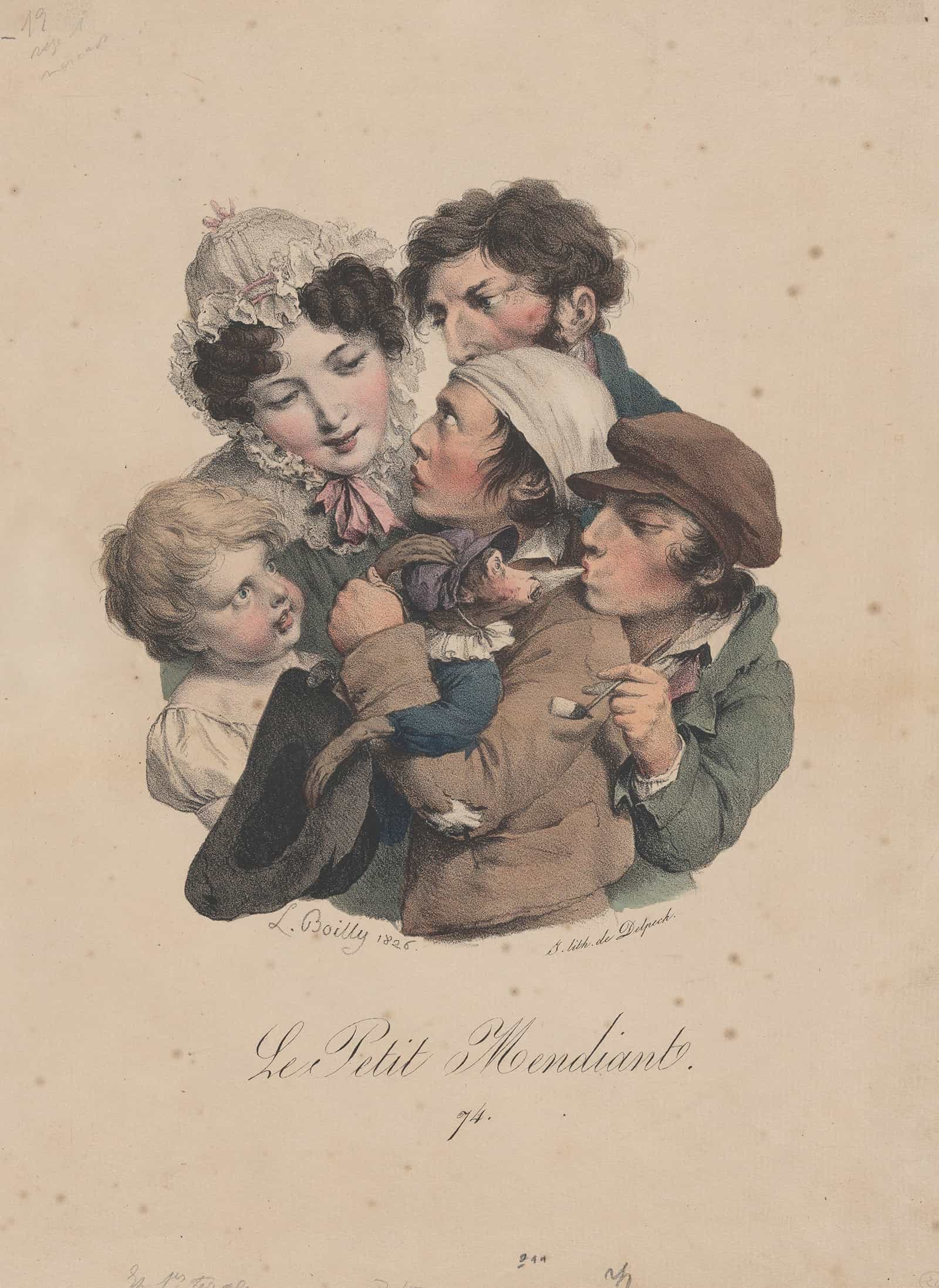 The Little Beggar by Louis Leopold Boilly