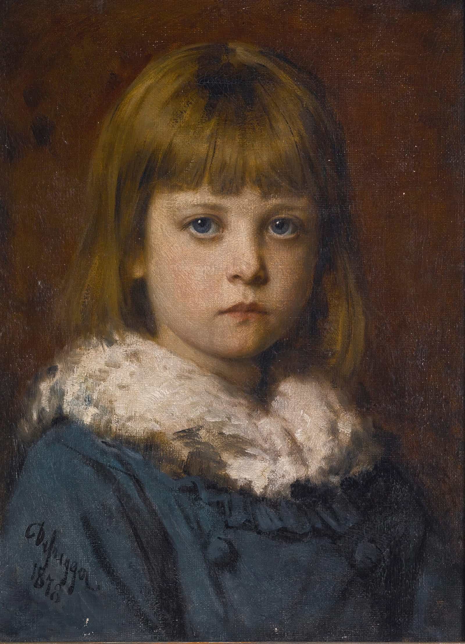 The Little Girl by Franz Von Defregger