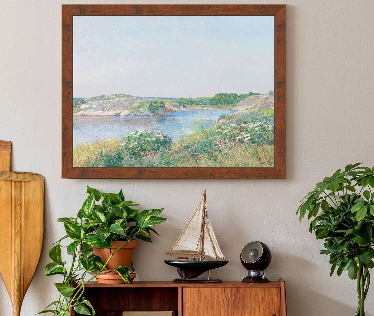 The Little Pond Appledore by Childe Hassam