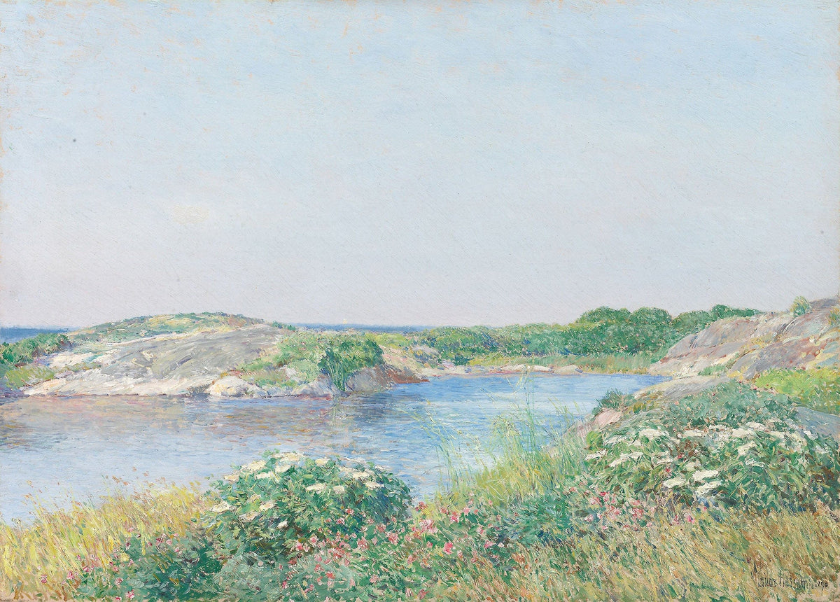 The Little Pond Appledore by Childe Hassam