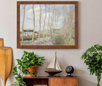 The Loings Canal by Alfred Sisley