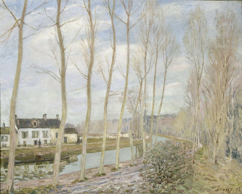 The Loings Canal by Alfred Sisley