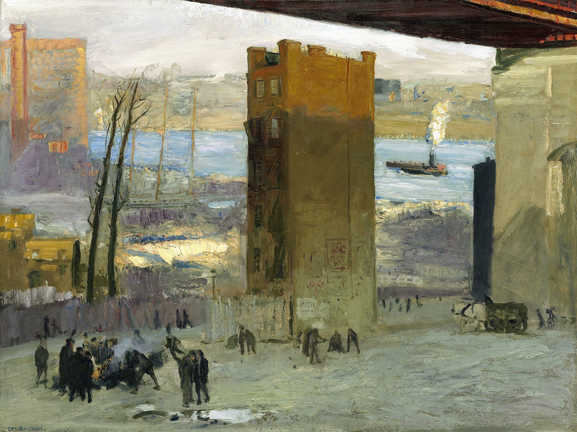 The Lone Tenement by George Wesley Bellows