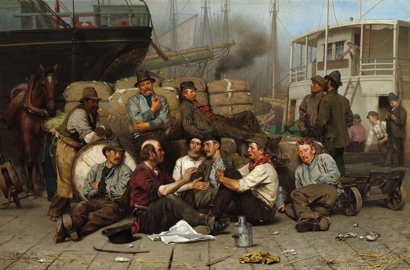 The Longshoremens Noon by John George Brown
