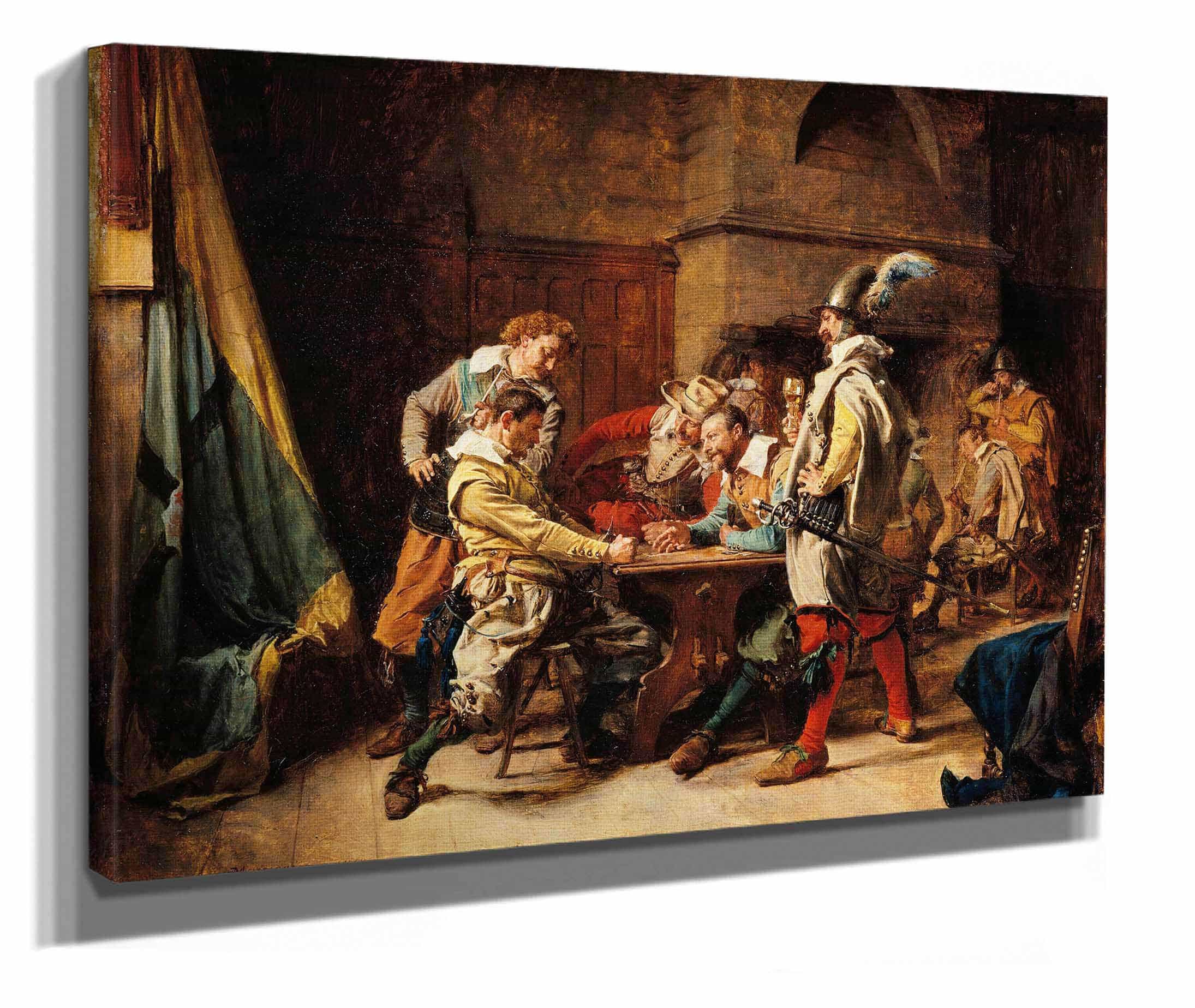 The Lost Game by Ernest Meissonier