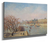 The Louvre Morning Sunlight by Camille Pissarro