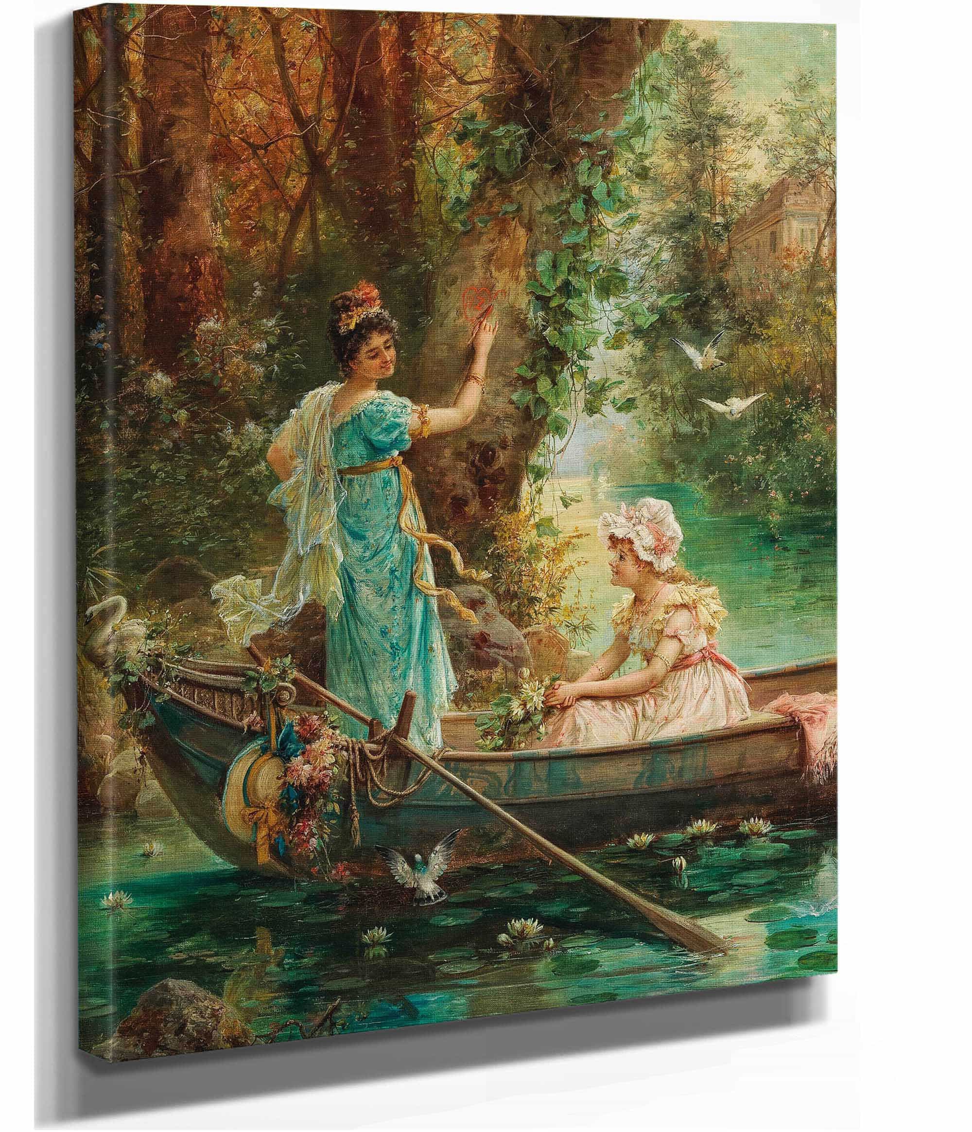 The Love Message by Hans Zatzka