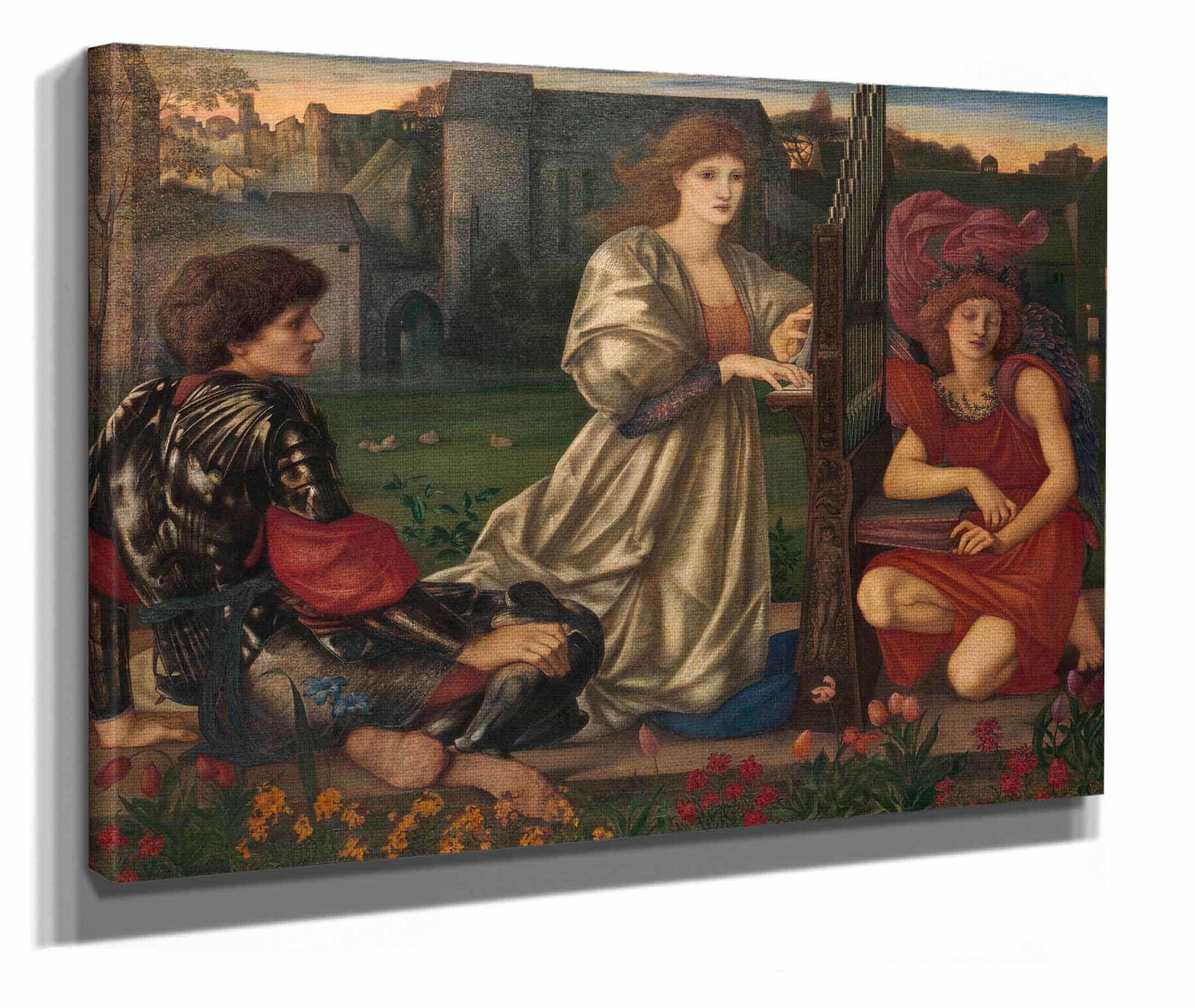 The Love Song  by Sir Edward Coley Burne Jones