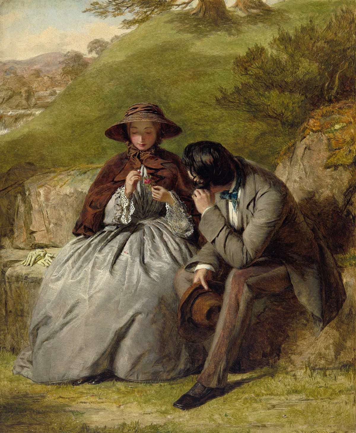 The Lovers by William Powell Frith