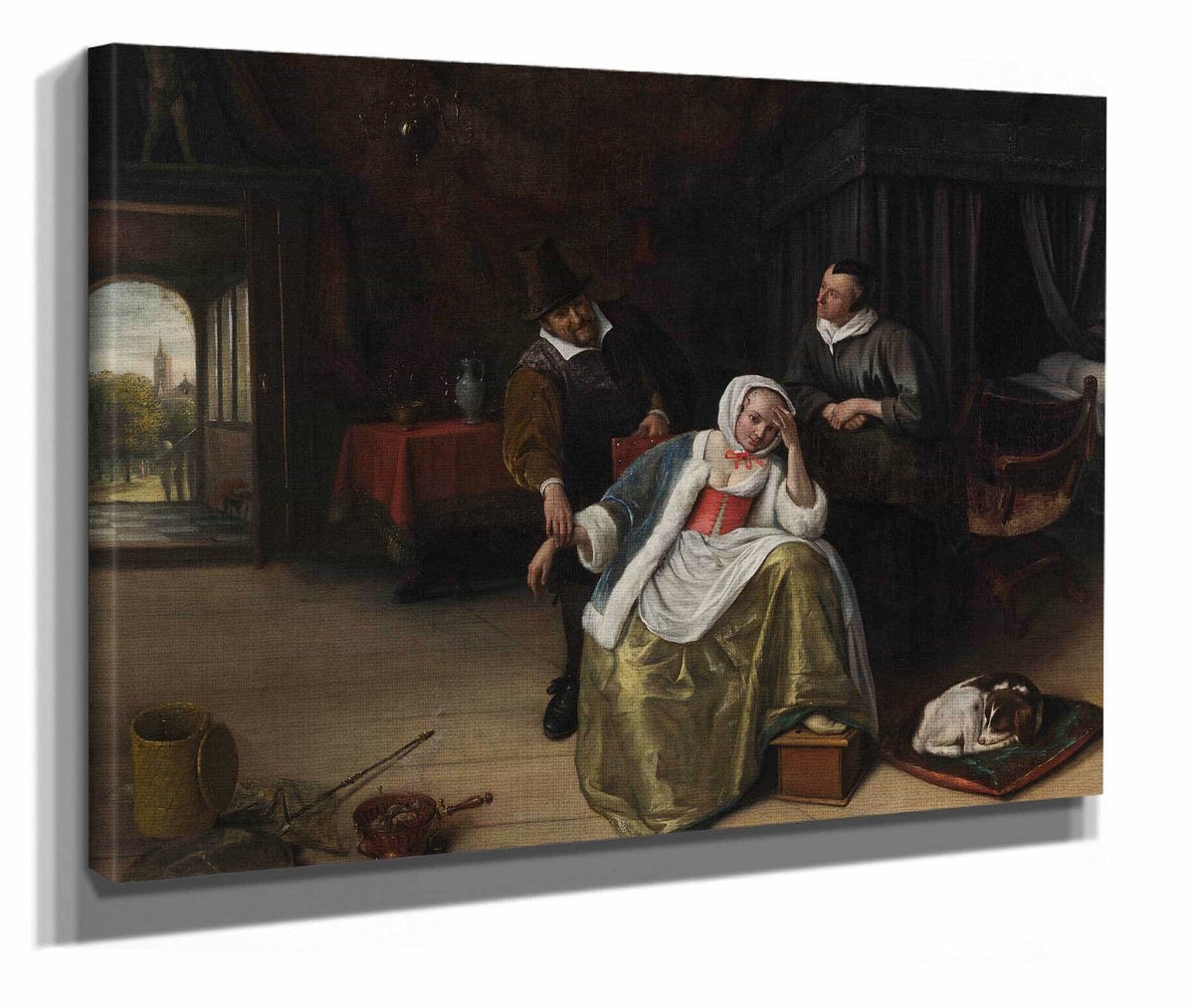 The Lovesick Maiden by Jan Steen