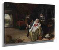 The Lovesick Maiden by Jan Steen
