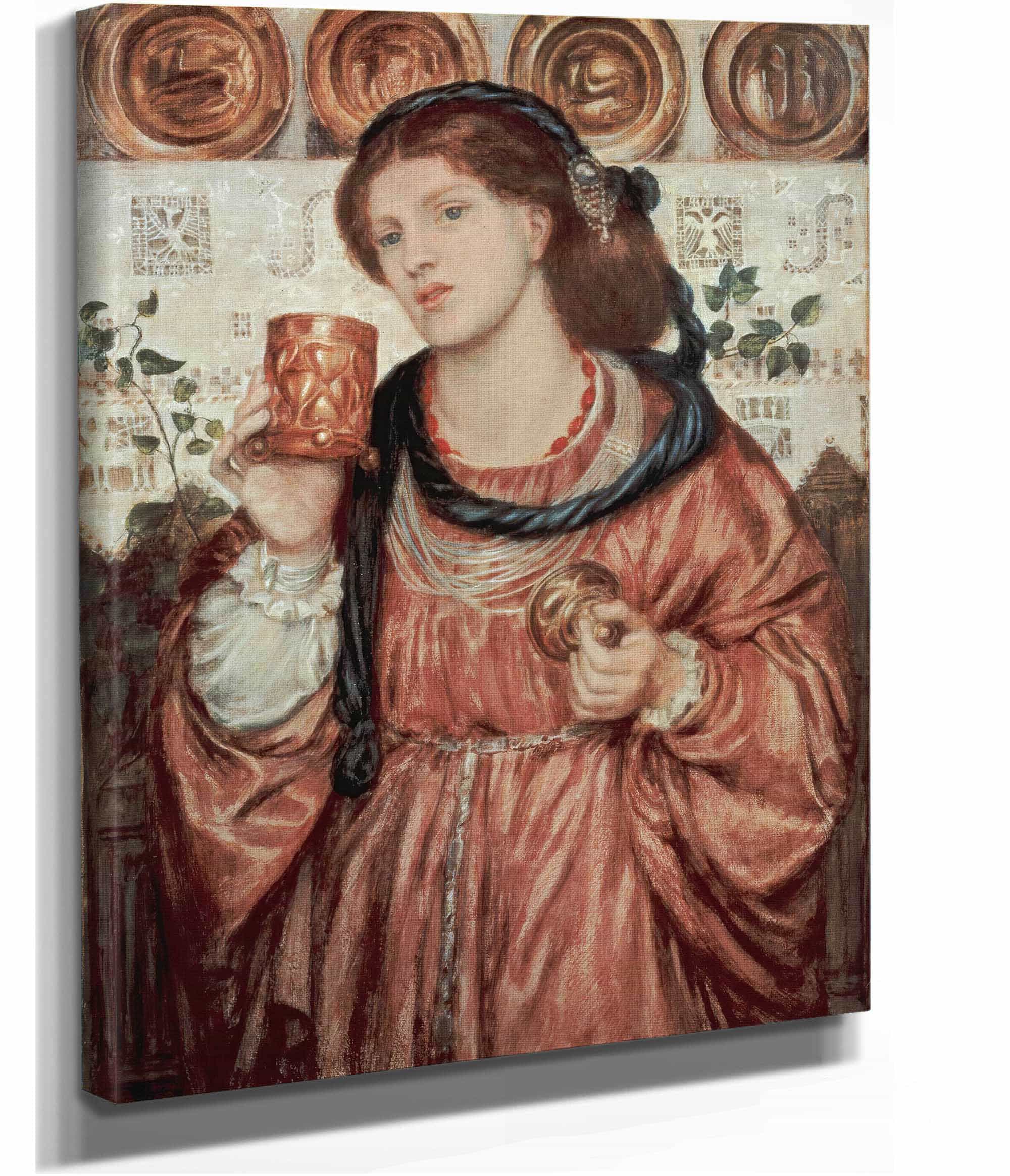 The Loving Cup Watercolour by Dante Gabriel Rossetti