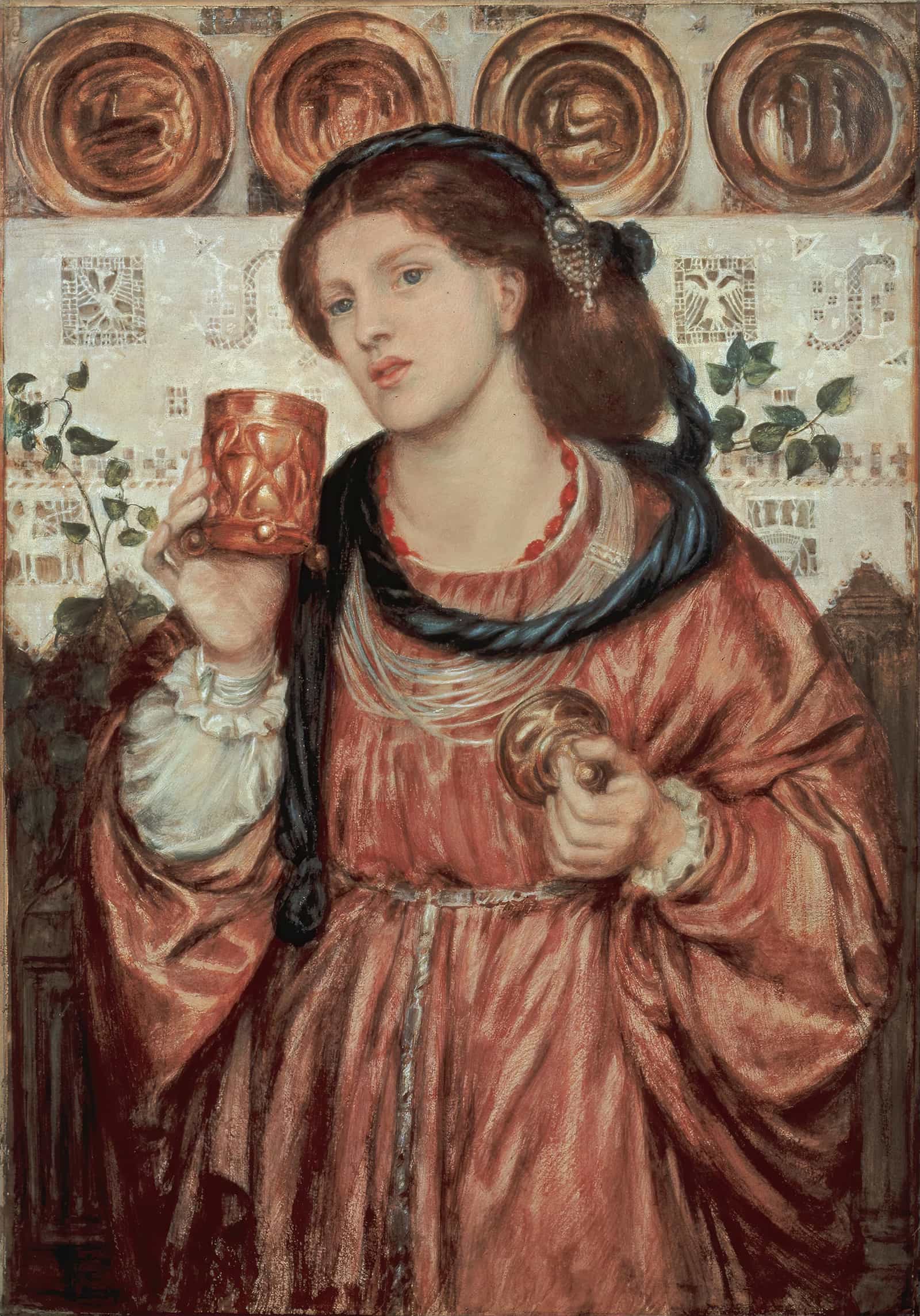 The Loving Cup Watercolour by Dante Gabriel Rossetti