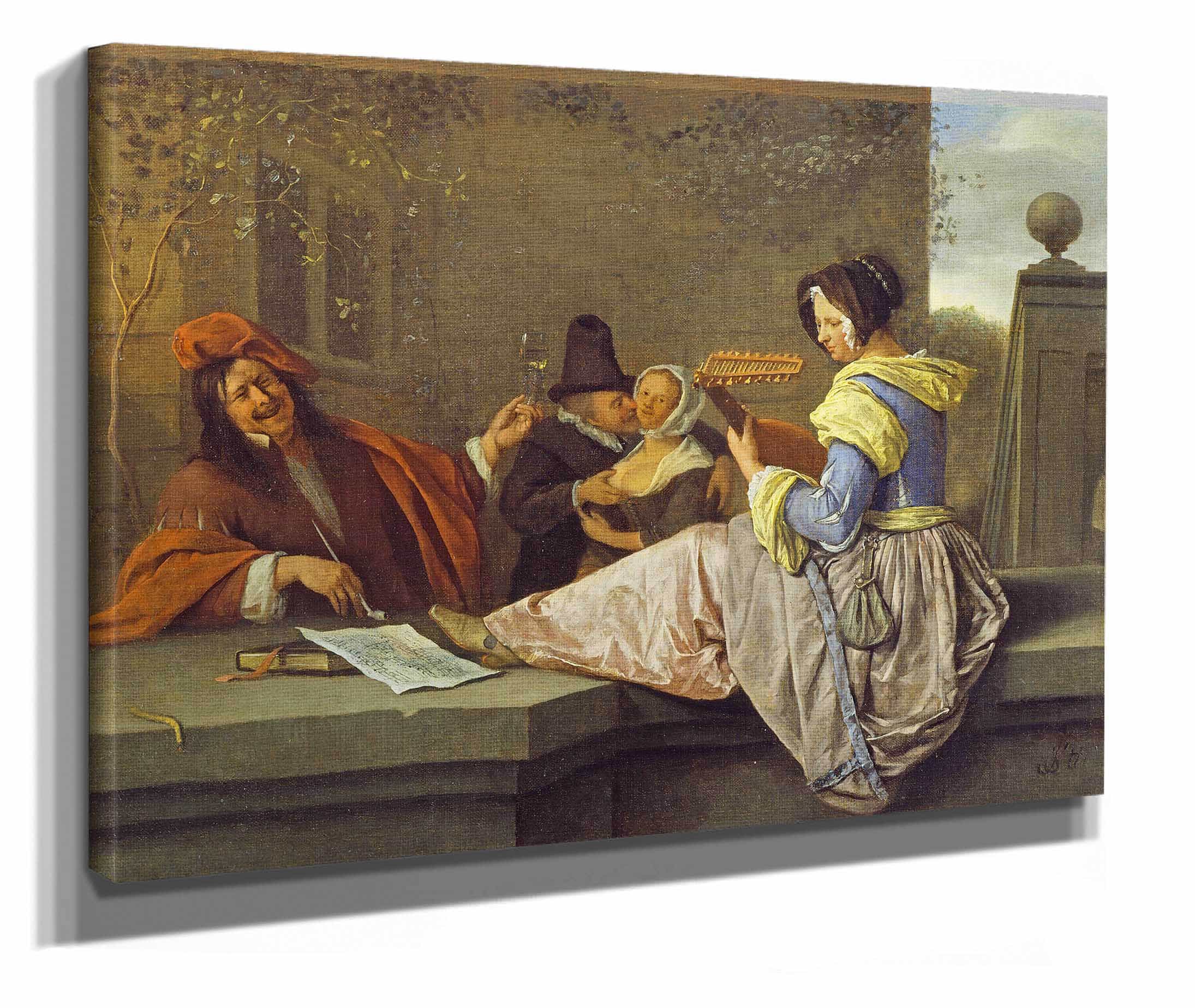 The Lute Player by Jan Steen