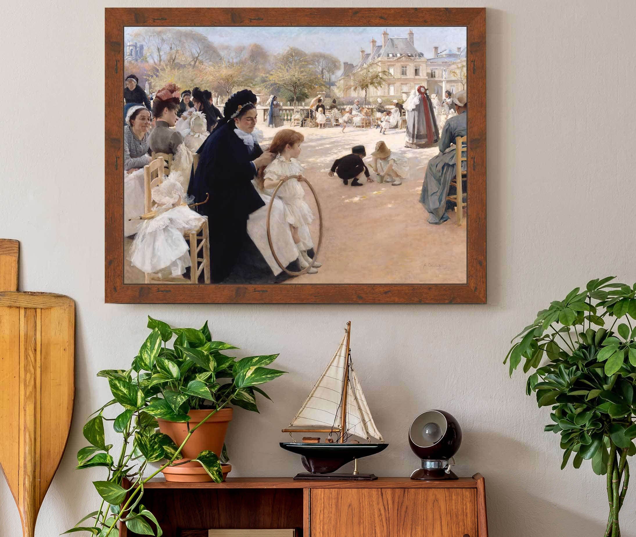 The Luxembourg Gardens Paris by Albert Edelfelt