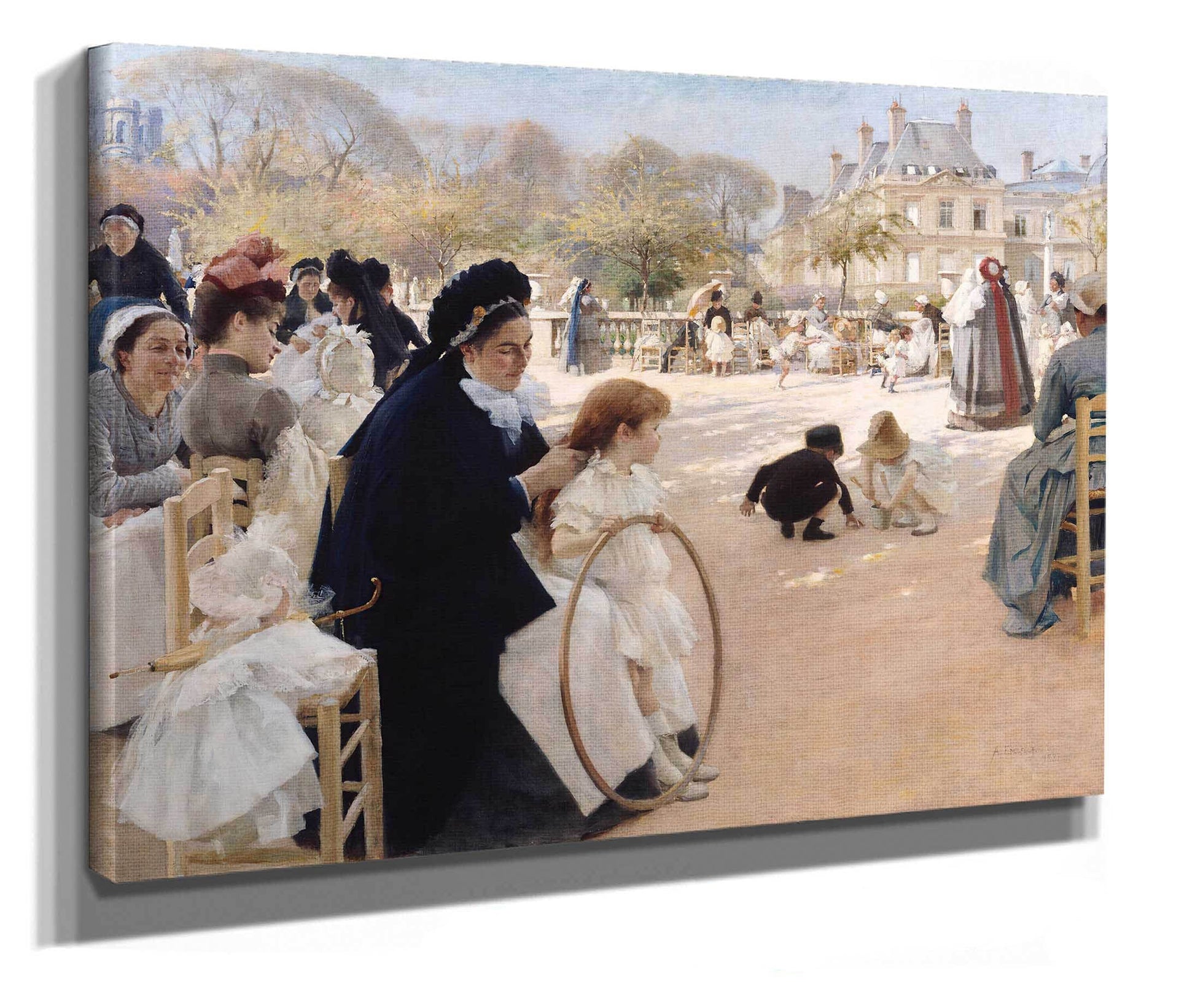 The Luxembourg Gardens Paris by Albert Edelfelt