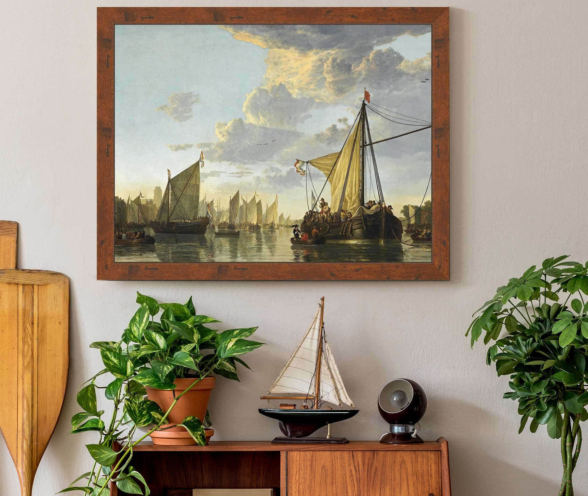 The Maas At Dordrecht by Aelbert Cuyp