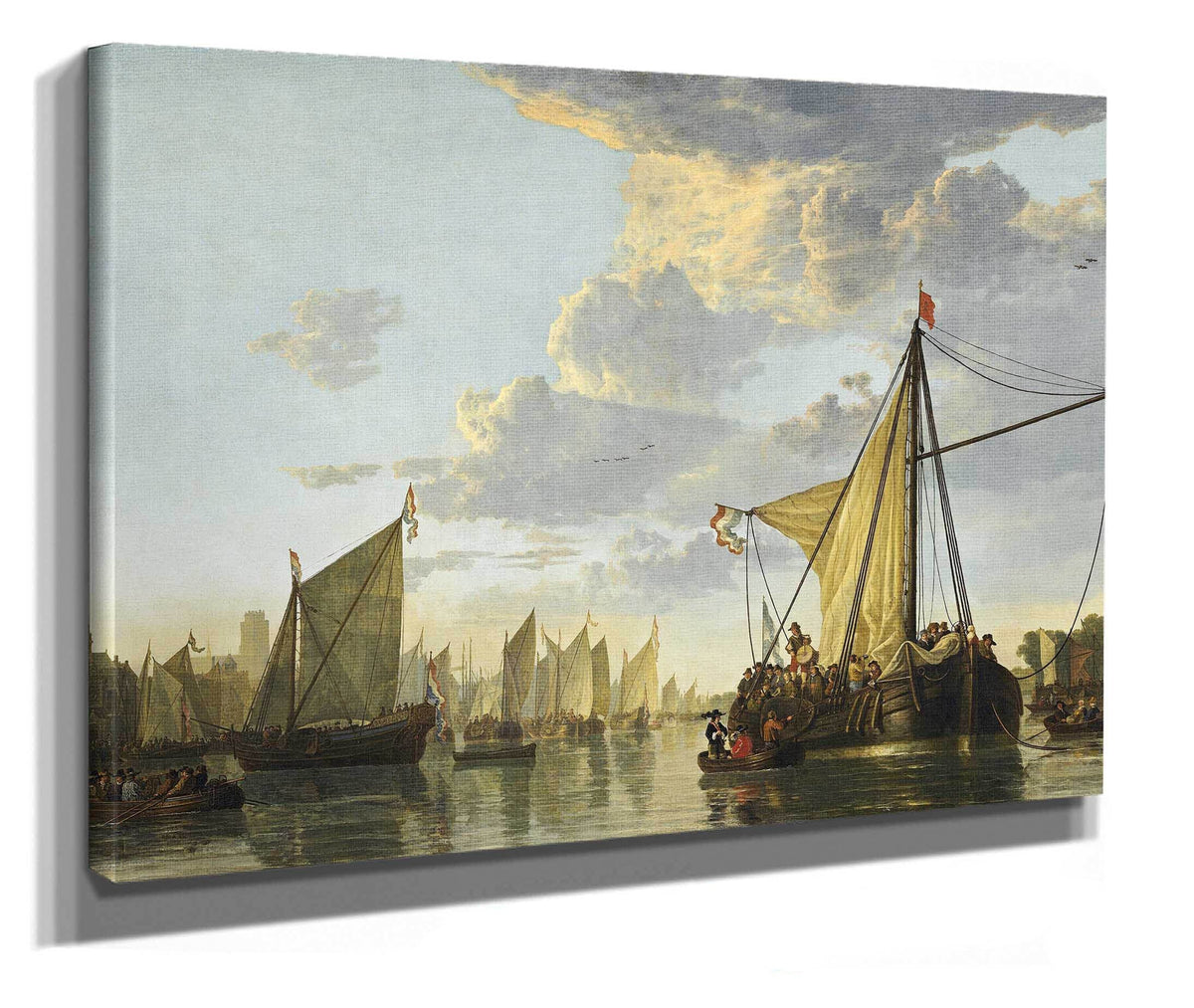 The Maas At Dordrecht by Aelbert Cuyp