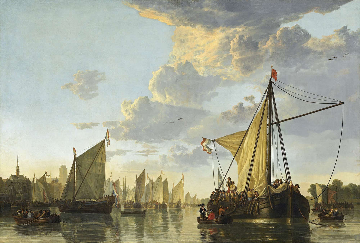 The Maas At Dordrecht by Aelbert Cuyp