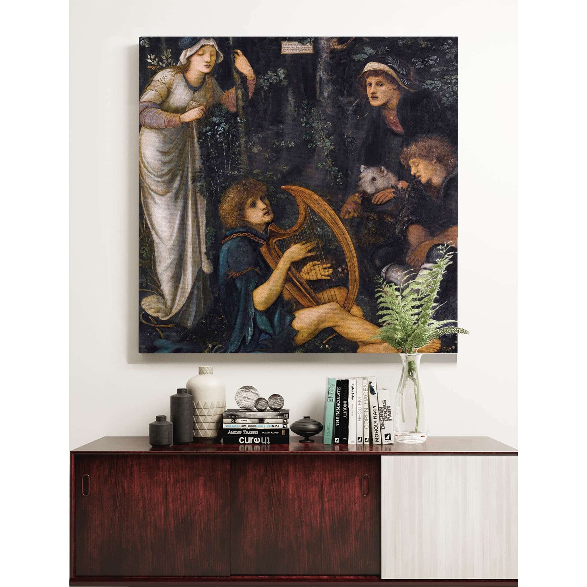 The Madness Of Sir Tristram by Sir Edward Coley Burne Jones