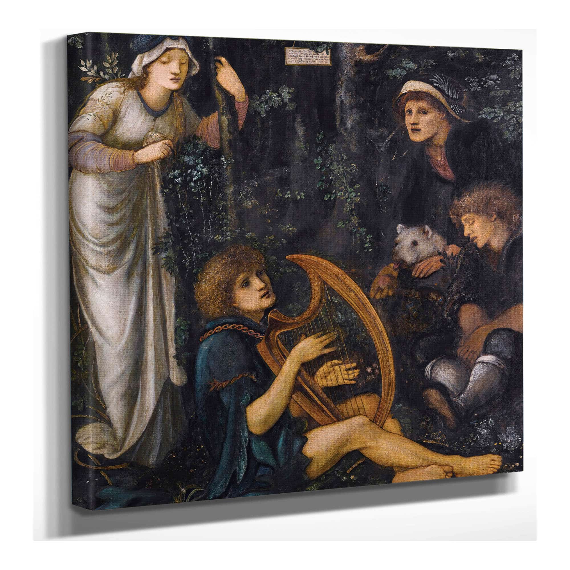 The Madness Of Sir Tristram by Sir Edward Coley Burne Jones