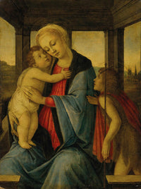 The Madonna And Child With The Infant Saint John The Baptist by Sandro Botticelli