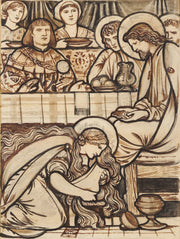 The Magdalen Anointing Christs Feet by Sir Edward Coley Burne Jones