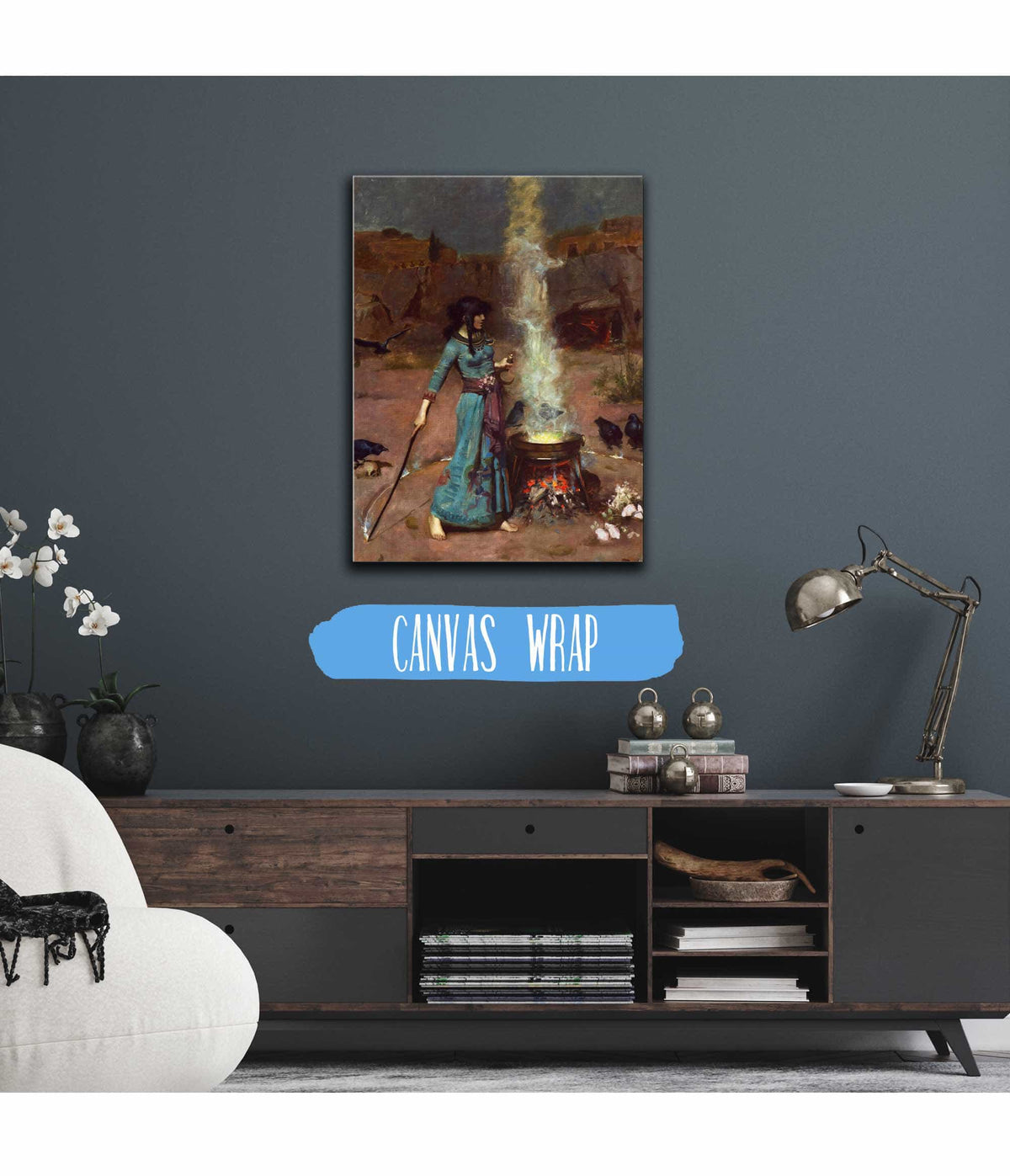 The Magic Circle by John William Waterhouse