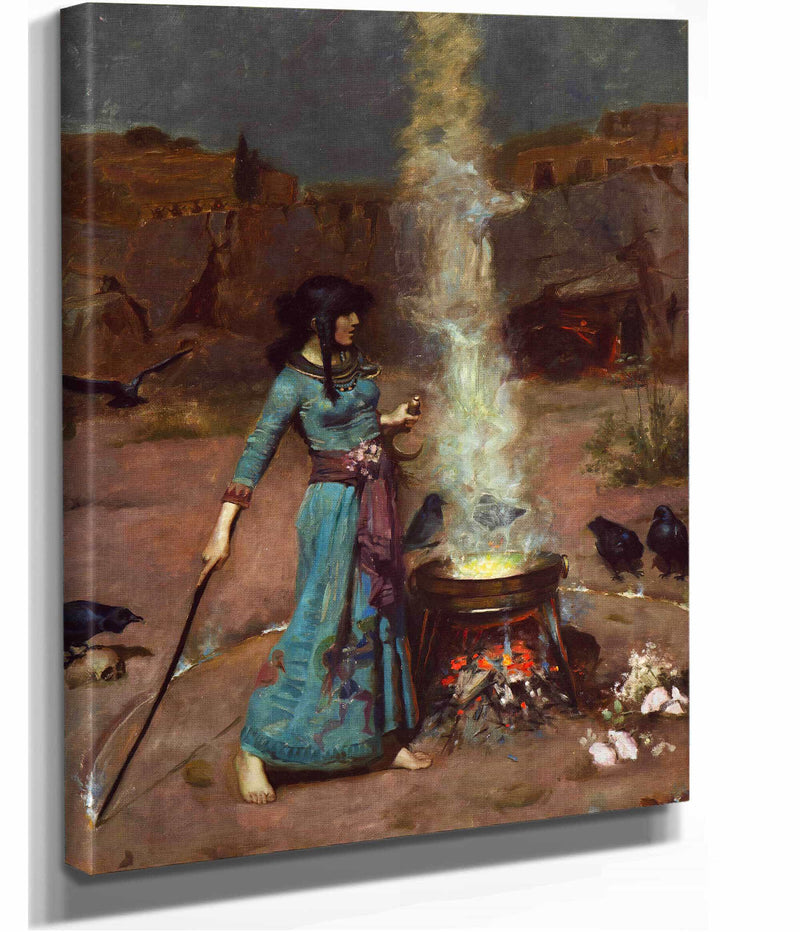 The Magic Circle by John William Waterhouse