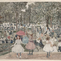 The Mall Central Park by Maurice Prendergast