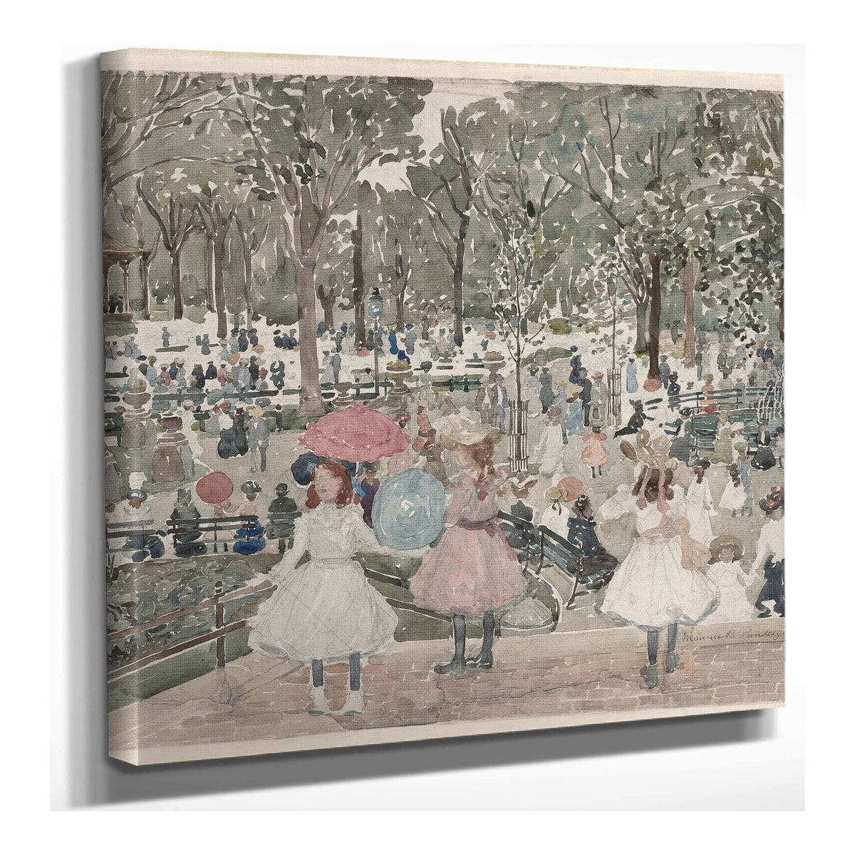 The Mall Central Park by Maurice Prendergast