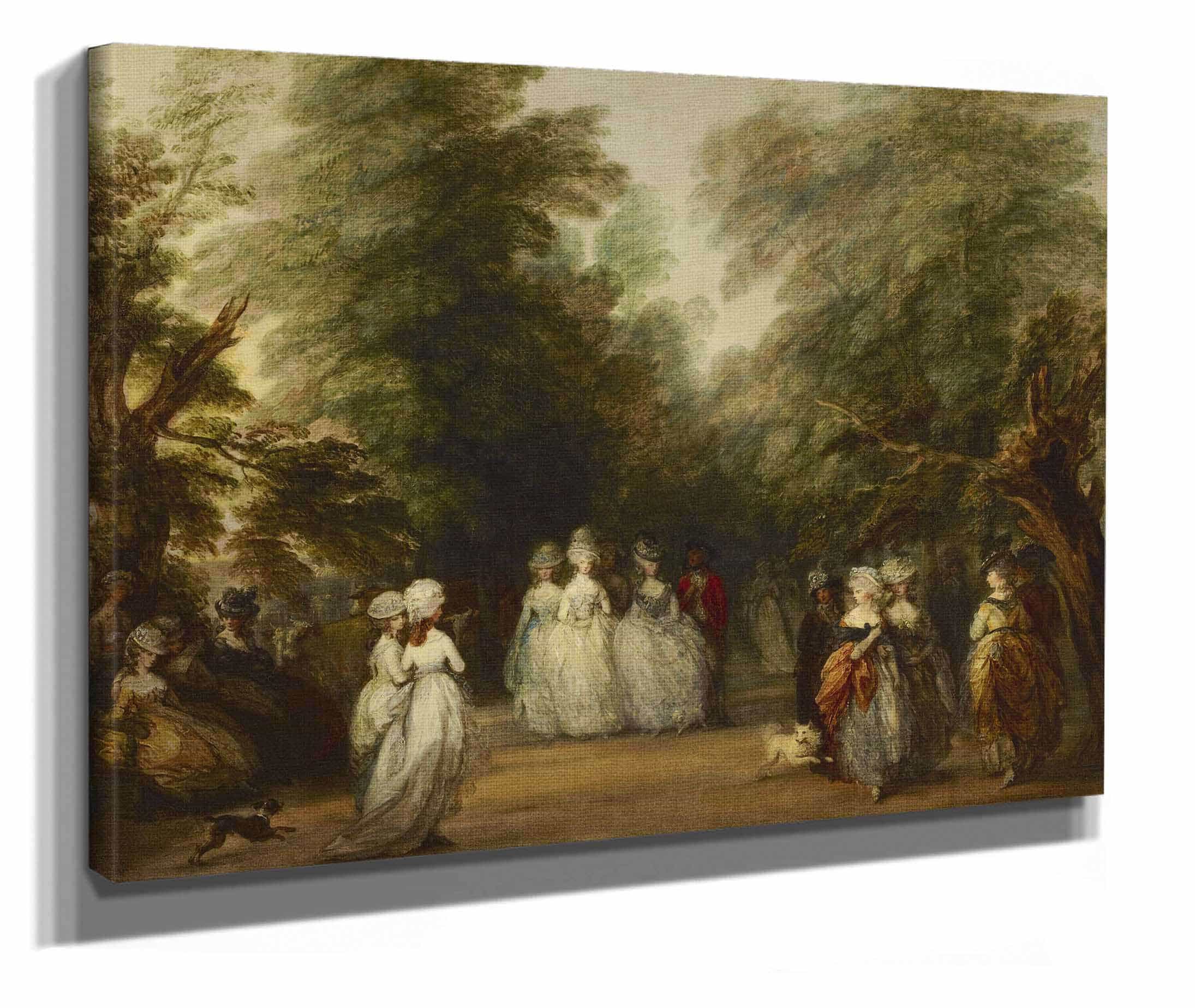 The Mall In St Jamess Park by Thomas Gainsborough