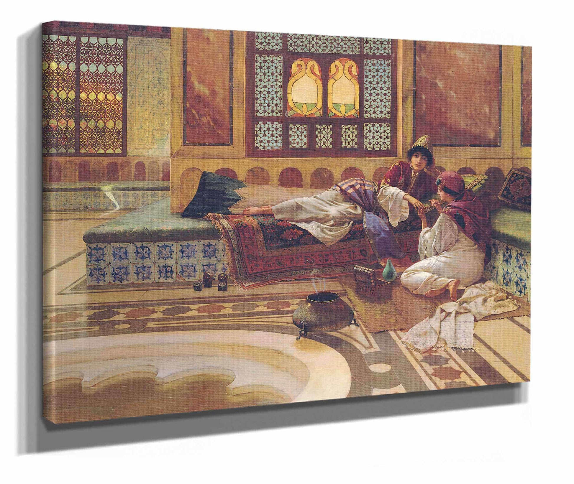 The Manicure by Rudolf Ernst