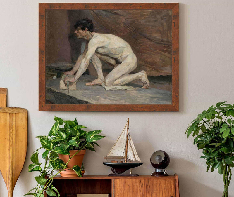The Marble Polisher  by Henri De Toulouse Lautrec