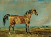 The Marquess Of Londonderrys Arabian Stallion In A Landscape by James Ward